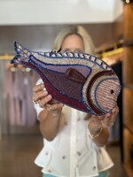 Staud Pesce Clutch- Ultraviolet