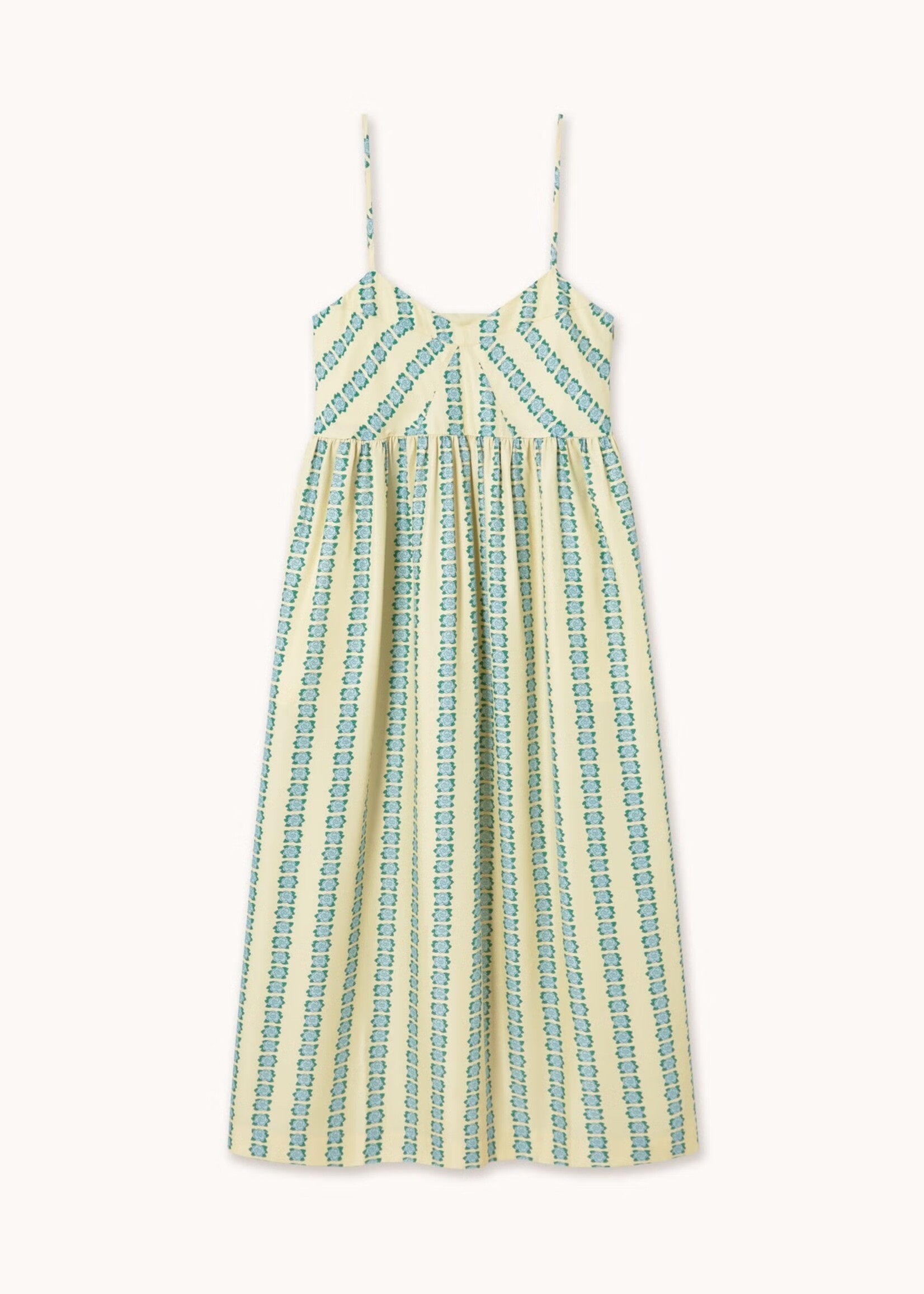 Tiny Big Sister Flowers Straps Dress