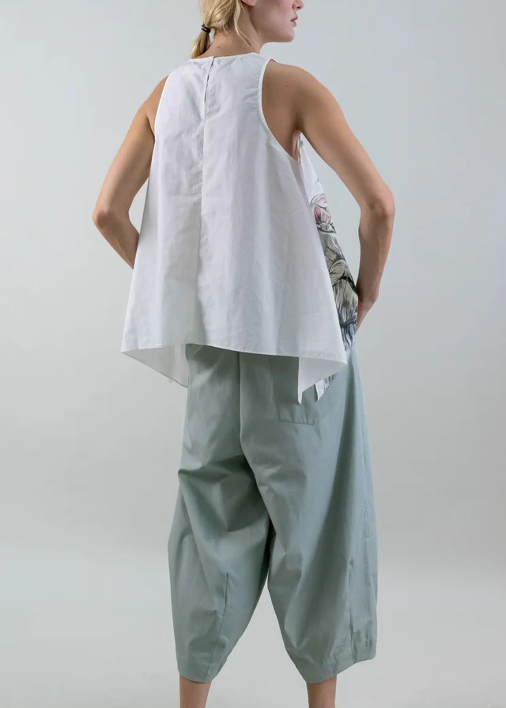 Women Trouser- Ice Blue