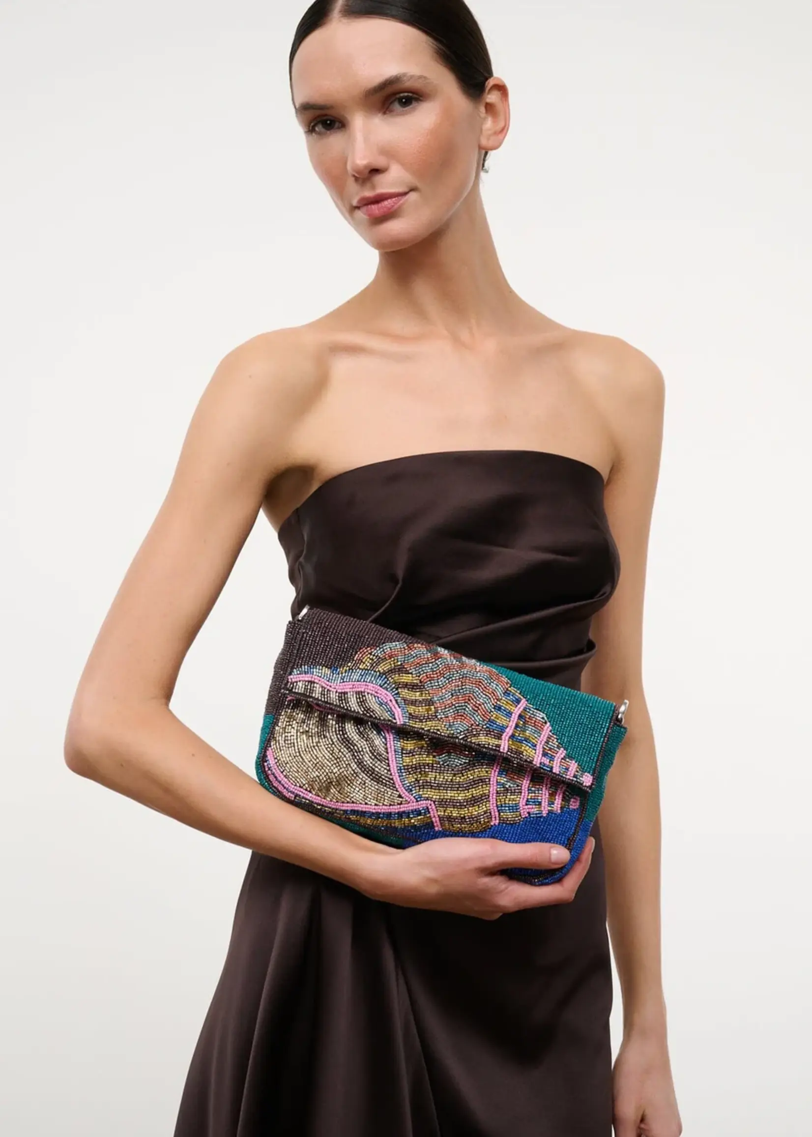Staud Timmy Convertible Bag- Conch Shell