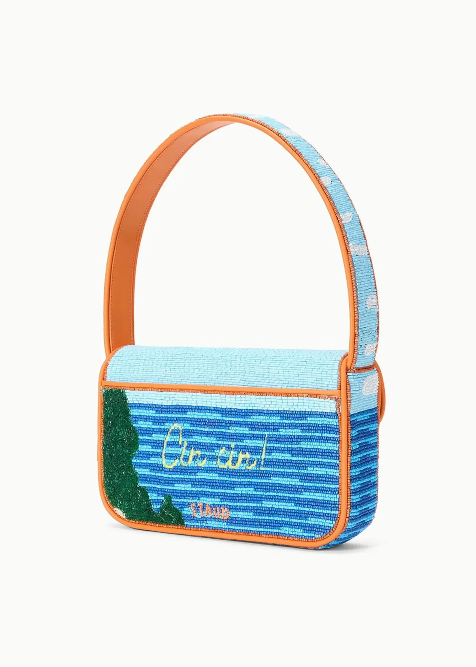 Staud Tommy Beaded Bag - Summer Spritz