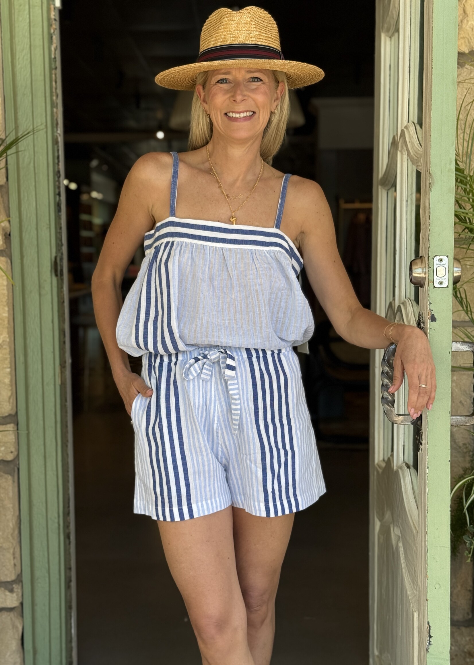 Safia Shorts - Shemizi Blue