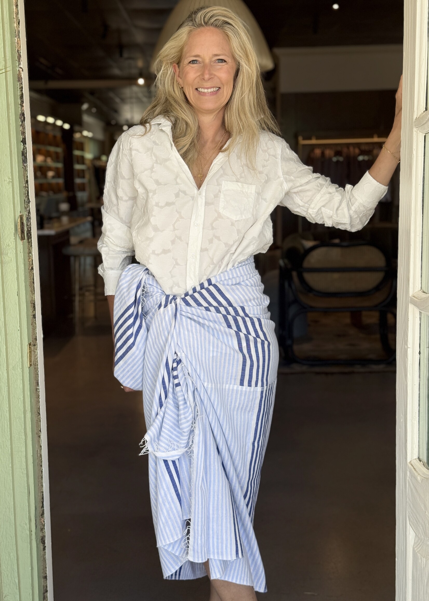 Talaki Sarong- Shemizi Blue