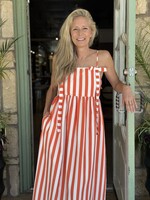 Tiny Big Sister Striped Bows Dress