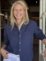 Frank & Eileen Eileen Navy Linen