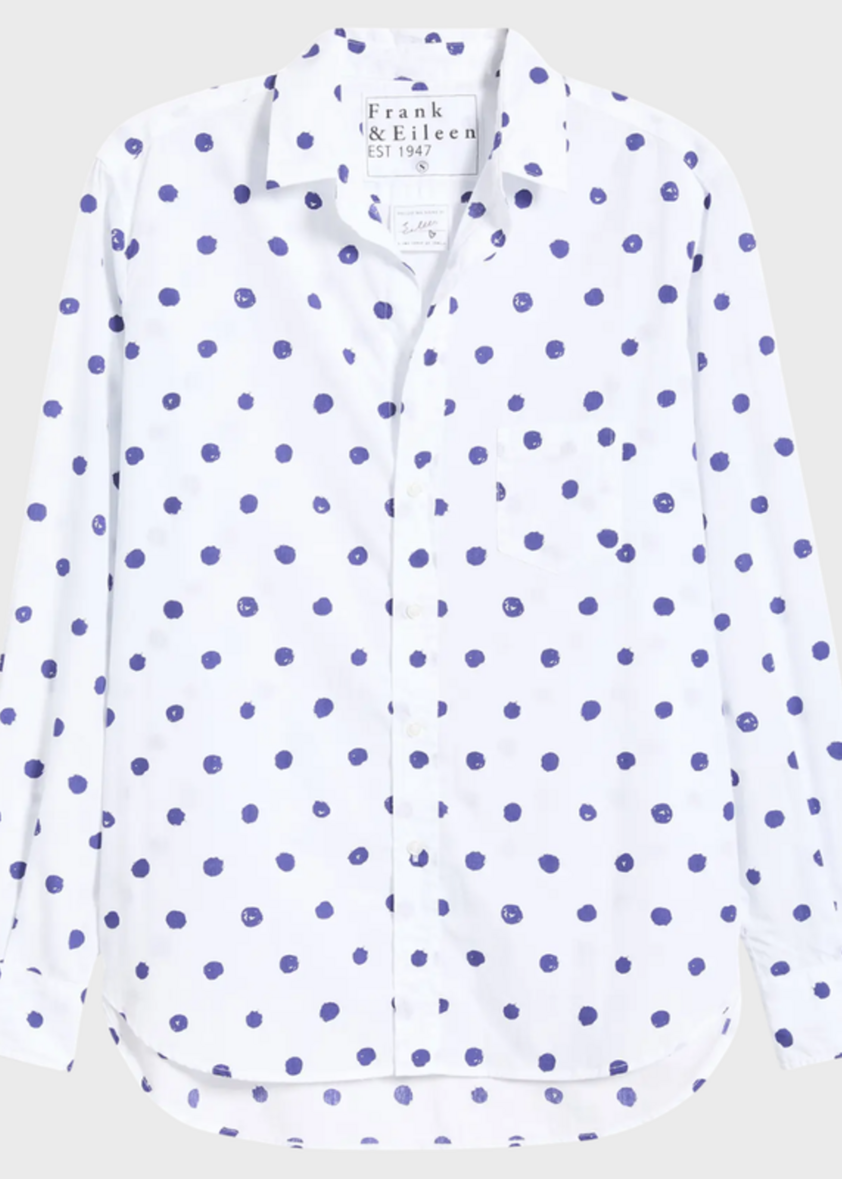 Frank & Eileen Silvio Large Blue Dots