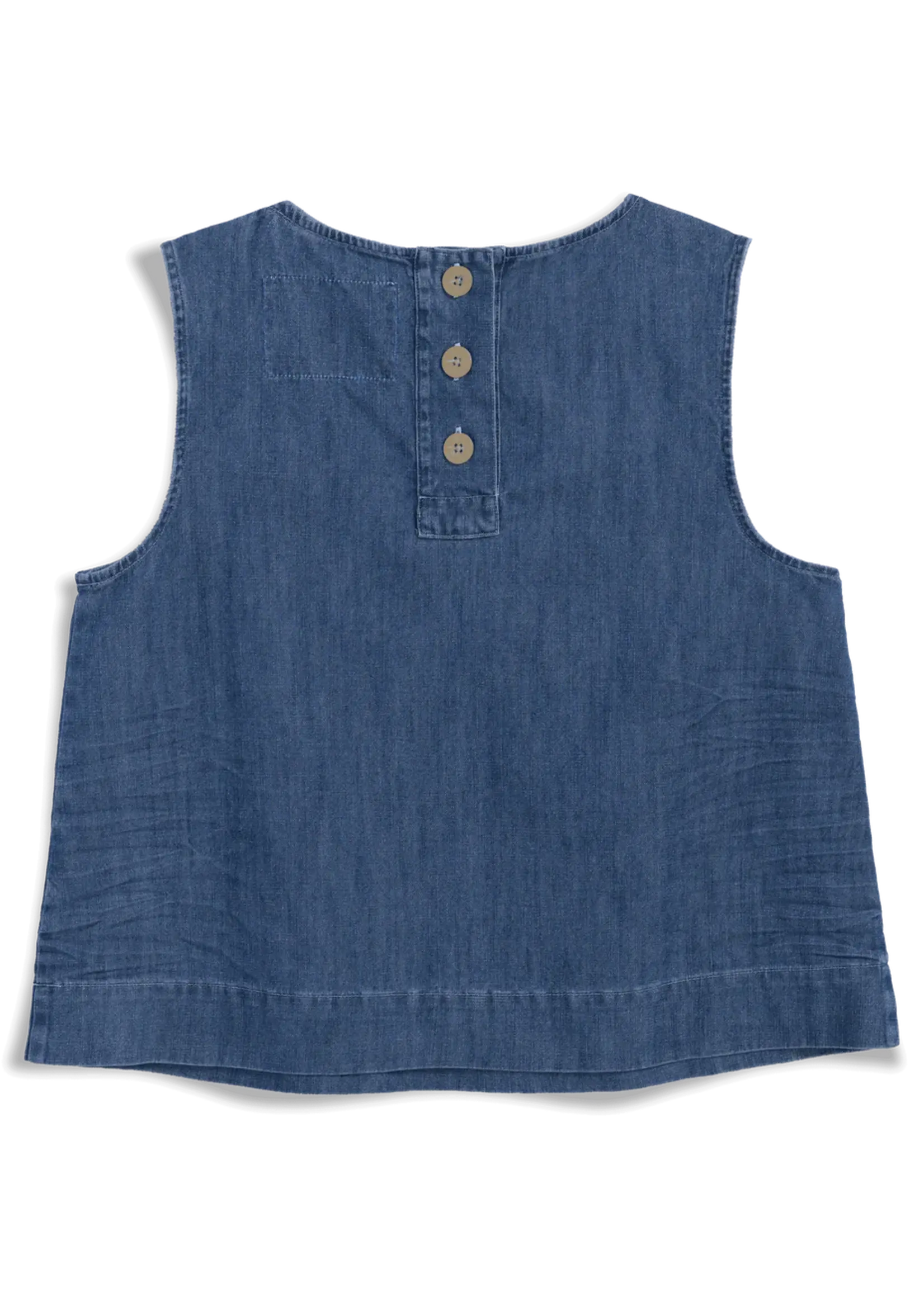 Frank & Eileen Shell Tank Indigo