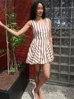 Tach Sorelle Striped Mini Dress
