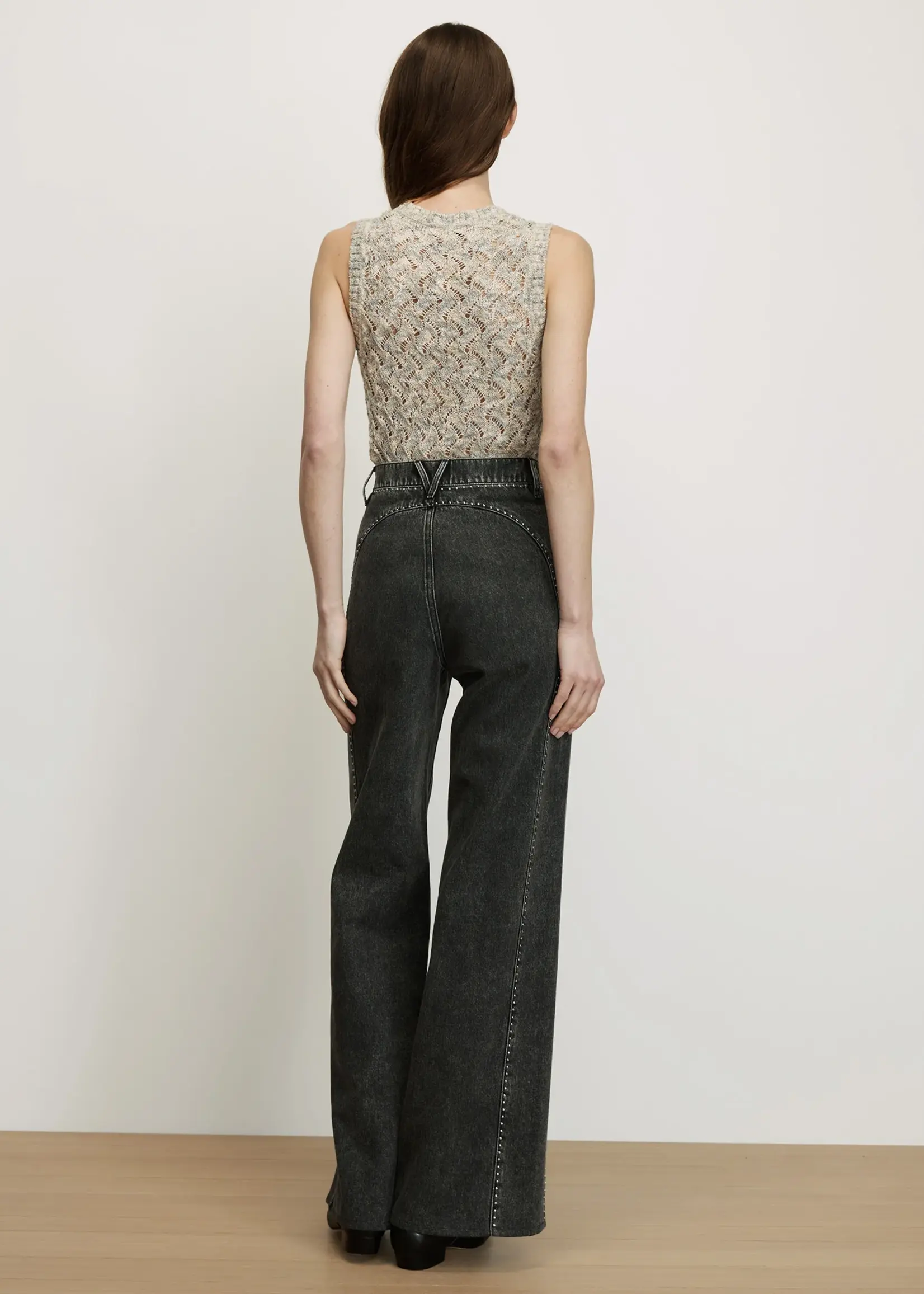 Veronica Beard Cropped Jerrel Knit Tank
