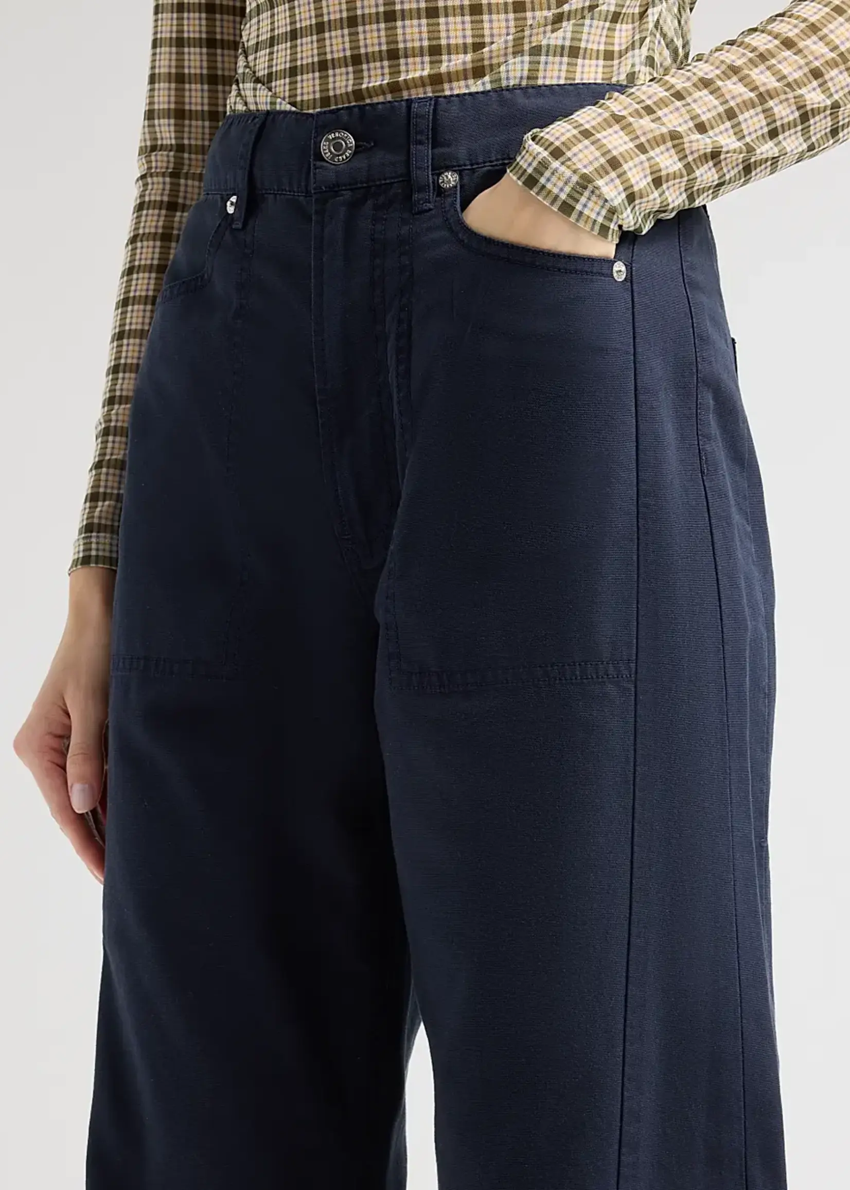 Veronica Beard Sloan High Rise Barrel Leg Pant