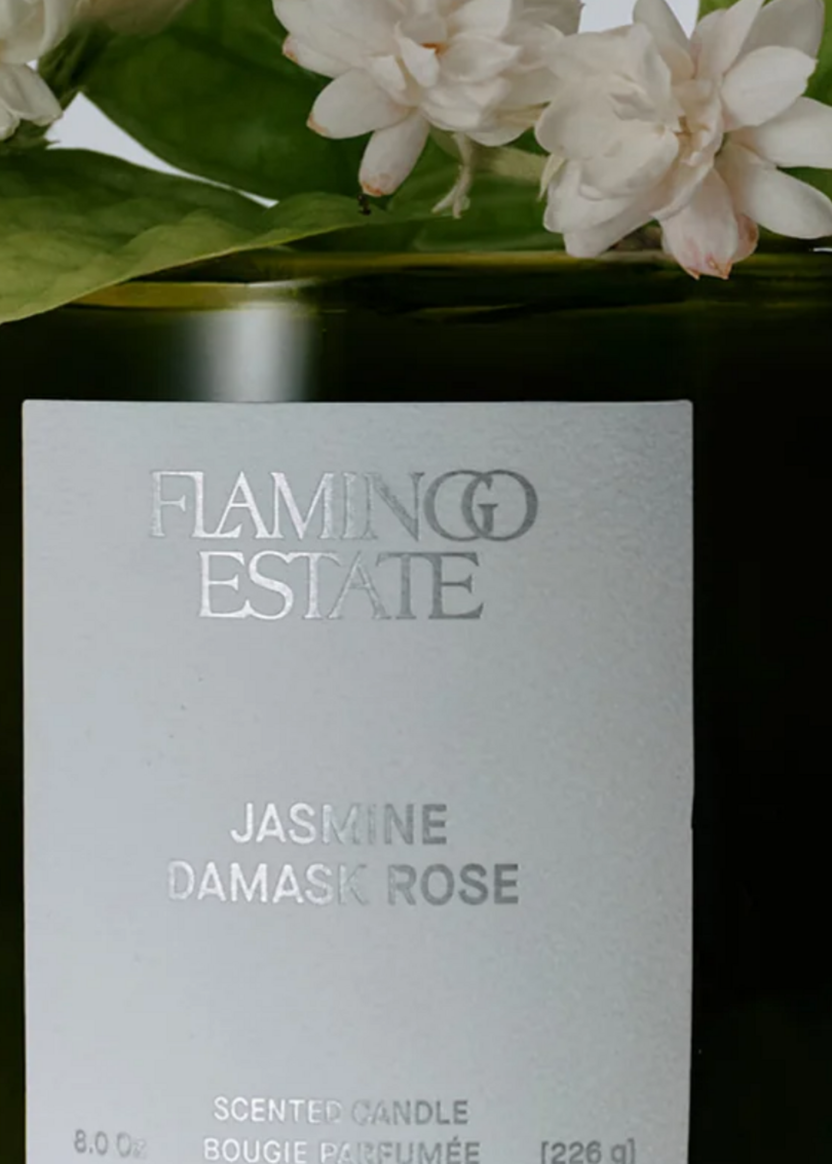 Flamingo Estate Jasmine Damask Rose Candle