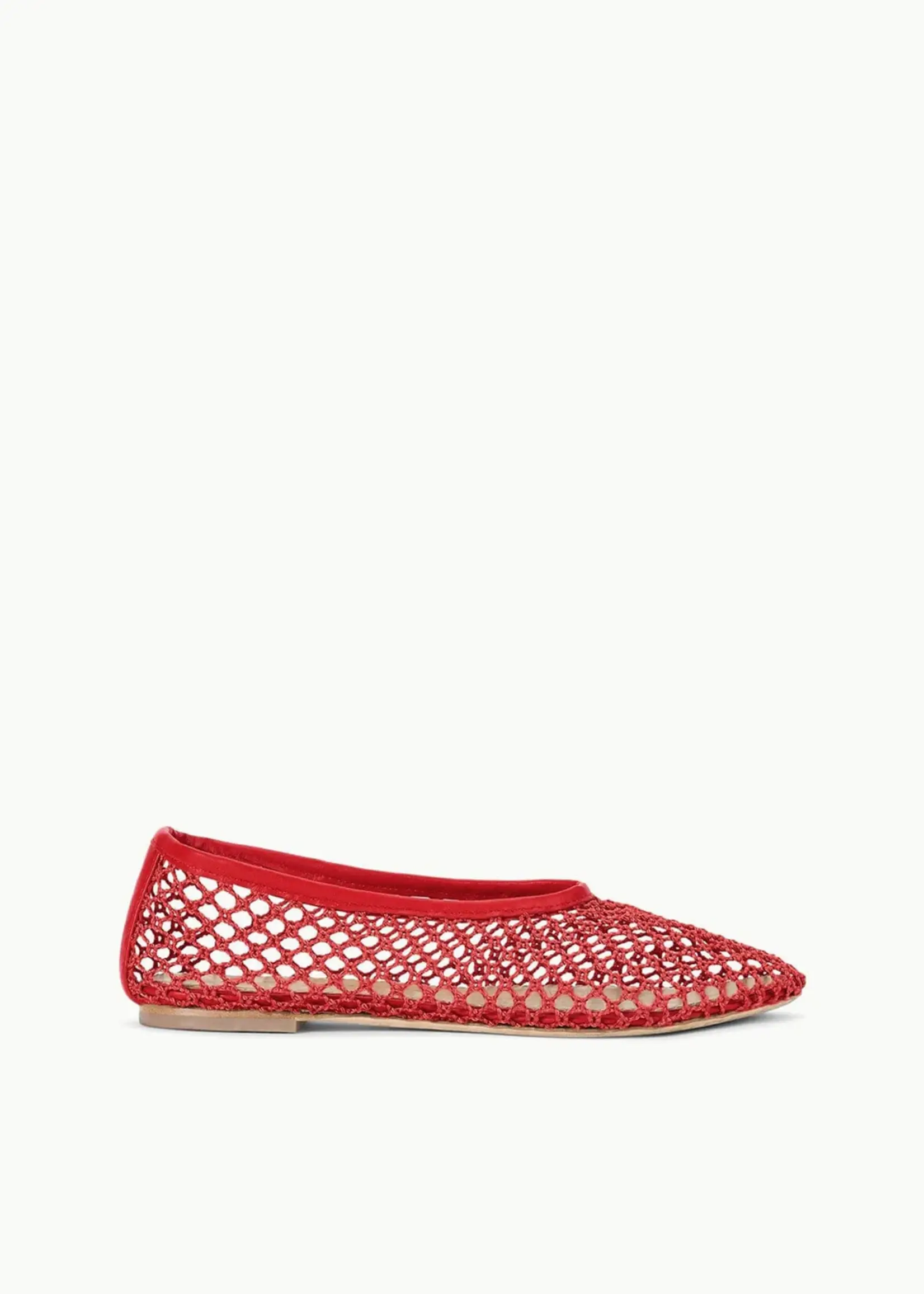 Staud Alba Ballet- Red Netting