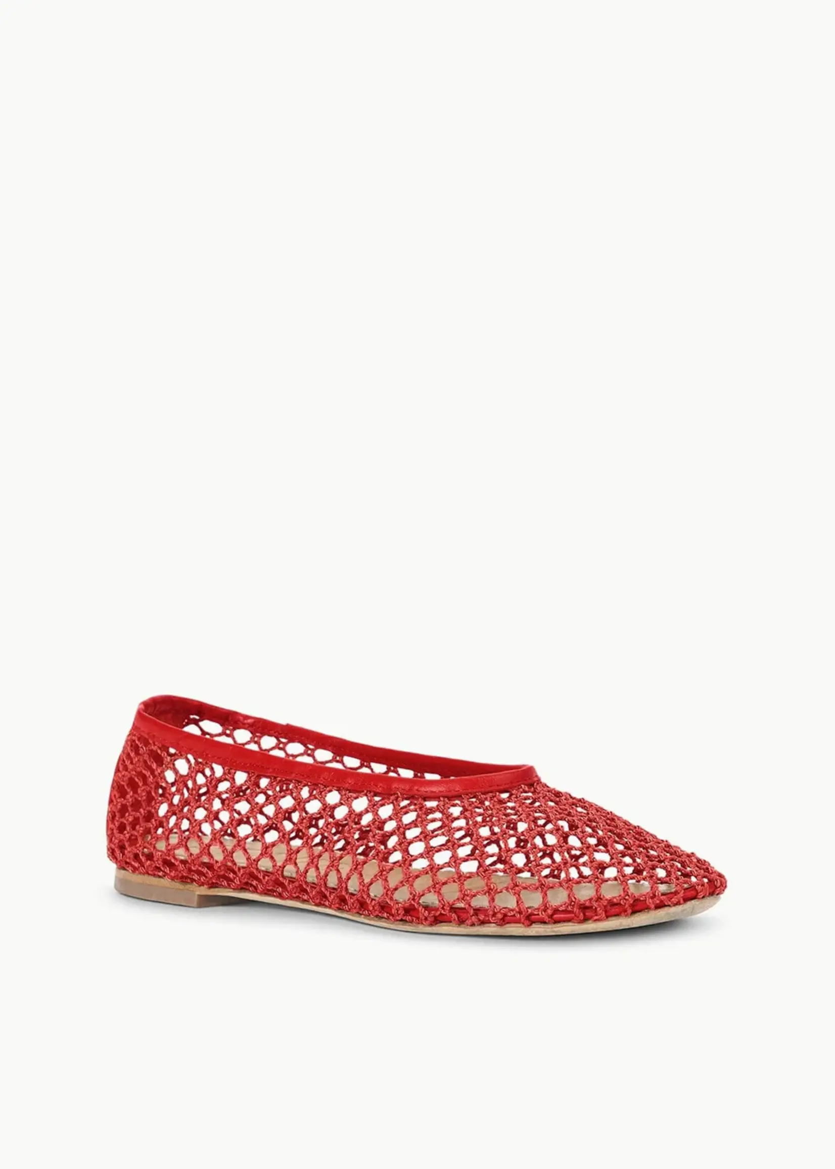 Staud Alba Ballet- Red Netting