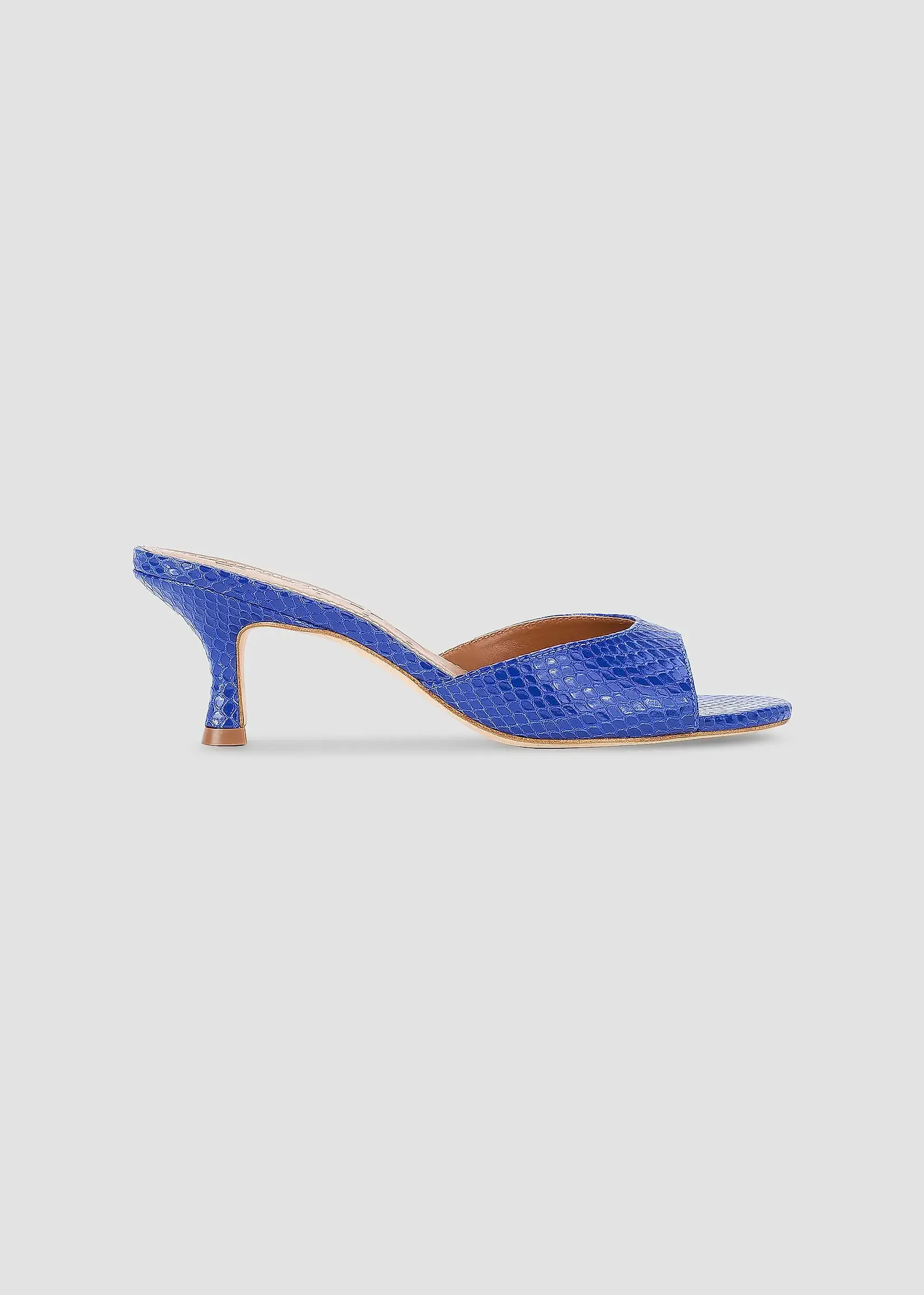 Staud Brigitte Mule- Cobalt