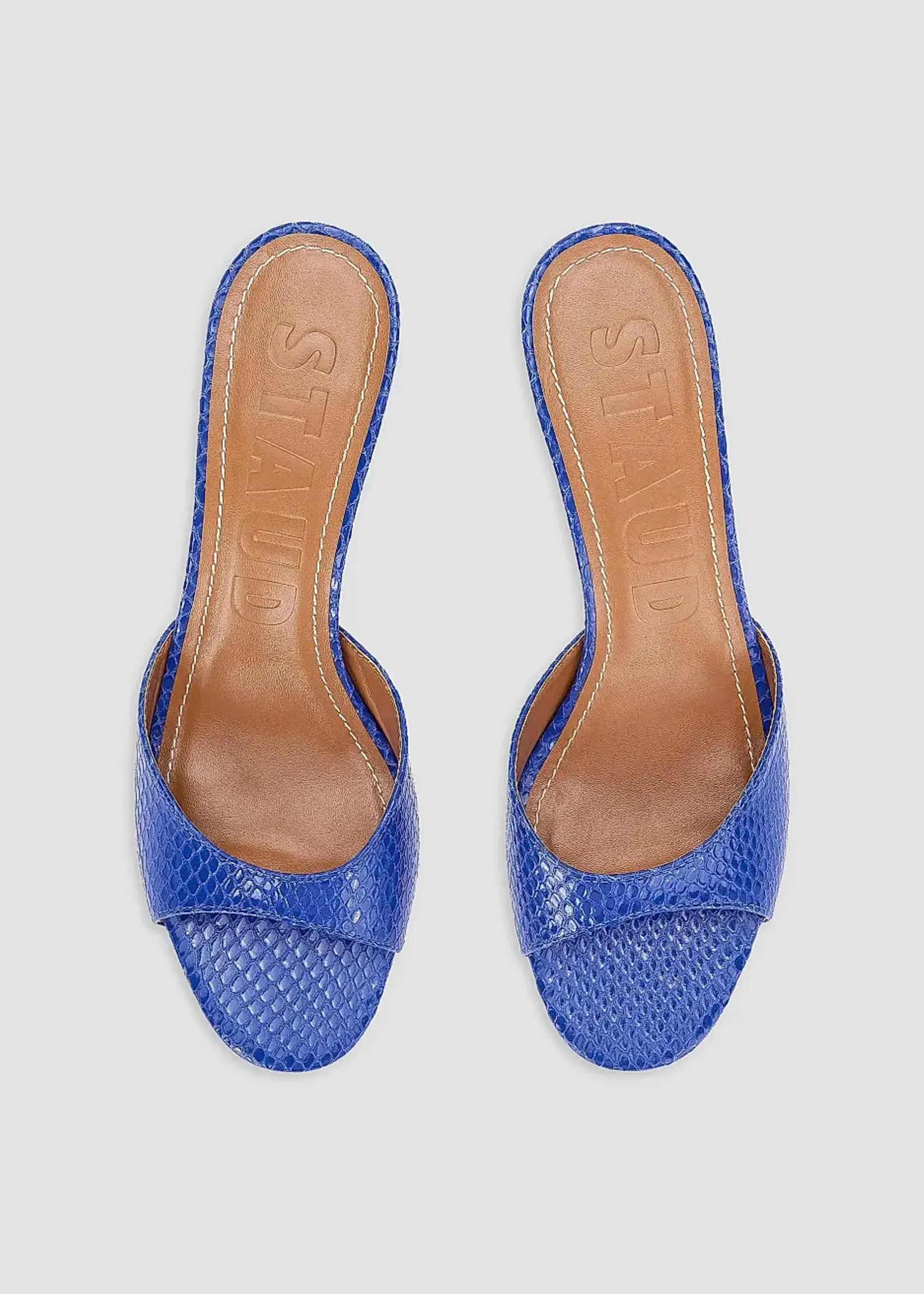 Staud Brigitte Mule- Cobalt