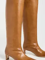 Staud Wally Boot Cashew Distressed