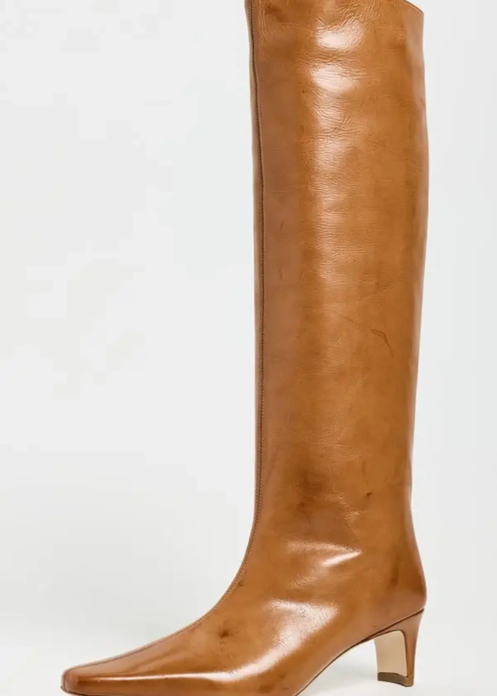 Staud Wally Boot Cashew Distressed