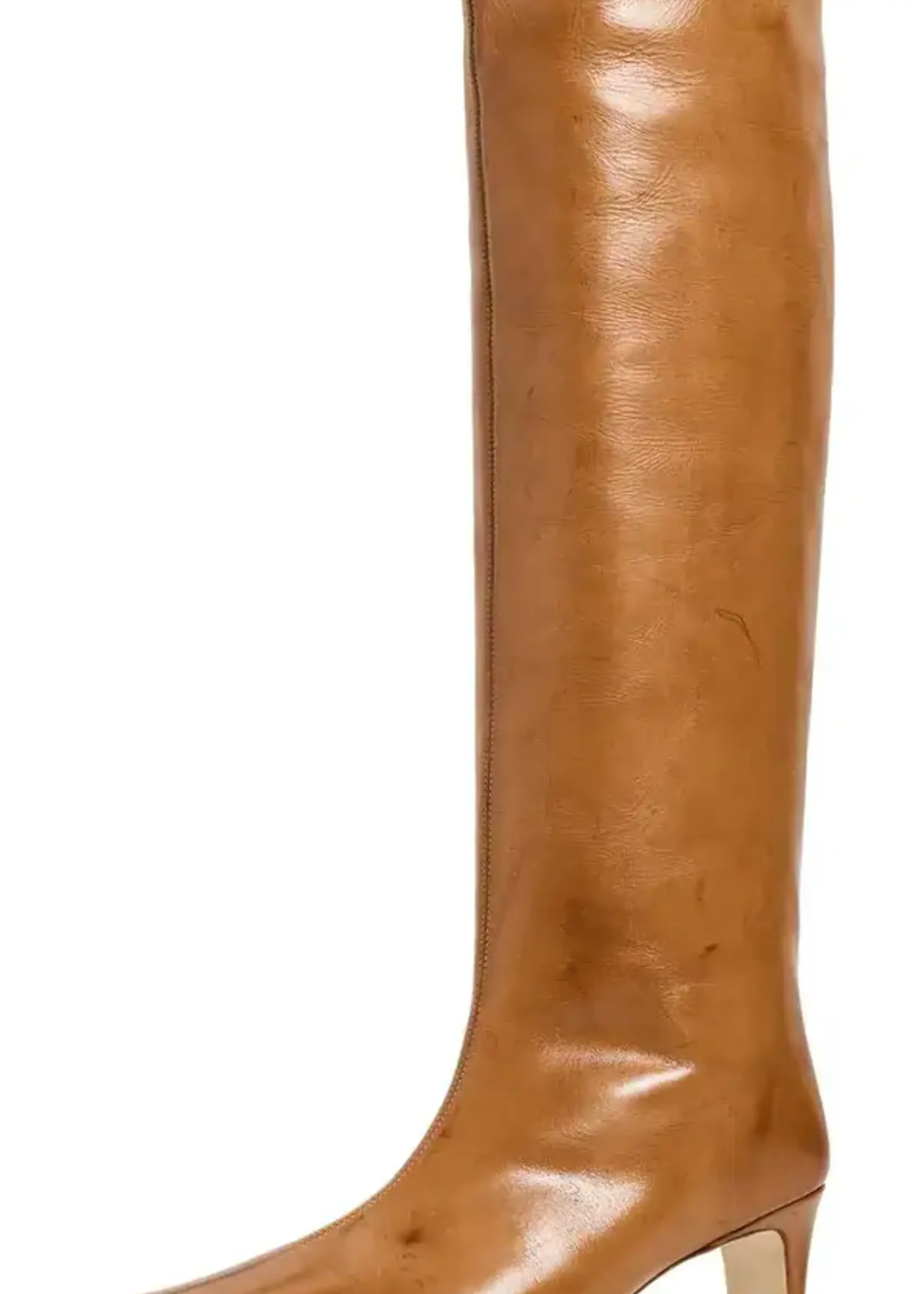 Staud Wally Boot Cashew Distressed