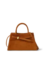 Veronica Beard Suede Dash Bag Tobacco