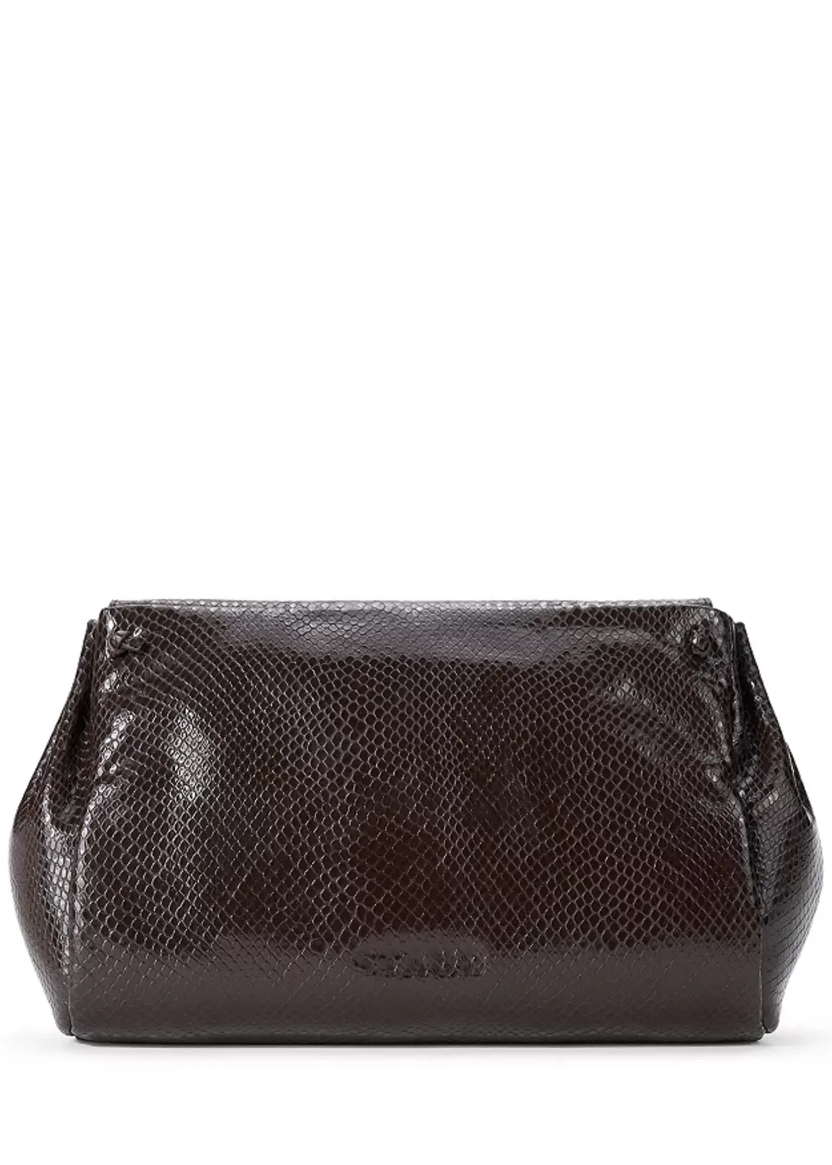 Staud CY CONVERTIBLE BAG ESPRESSO SNAKE