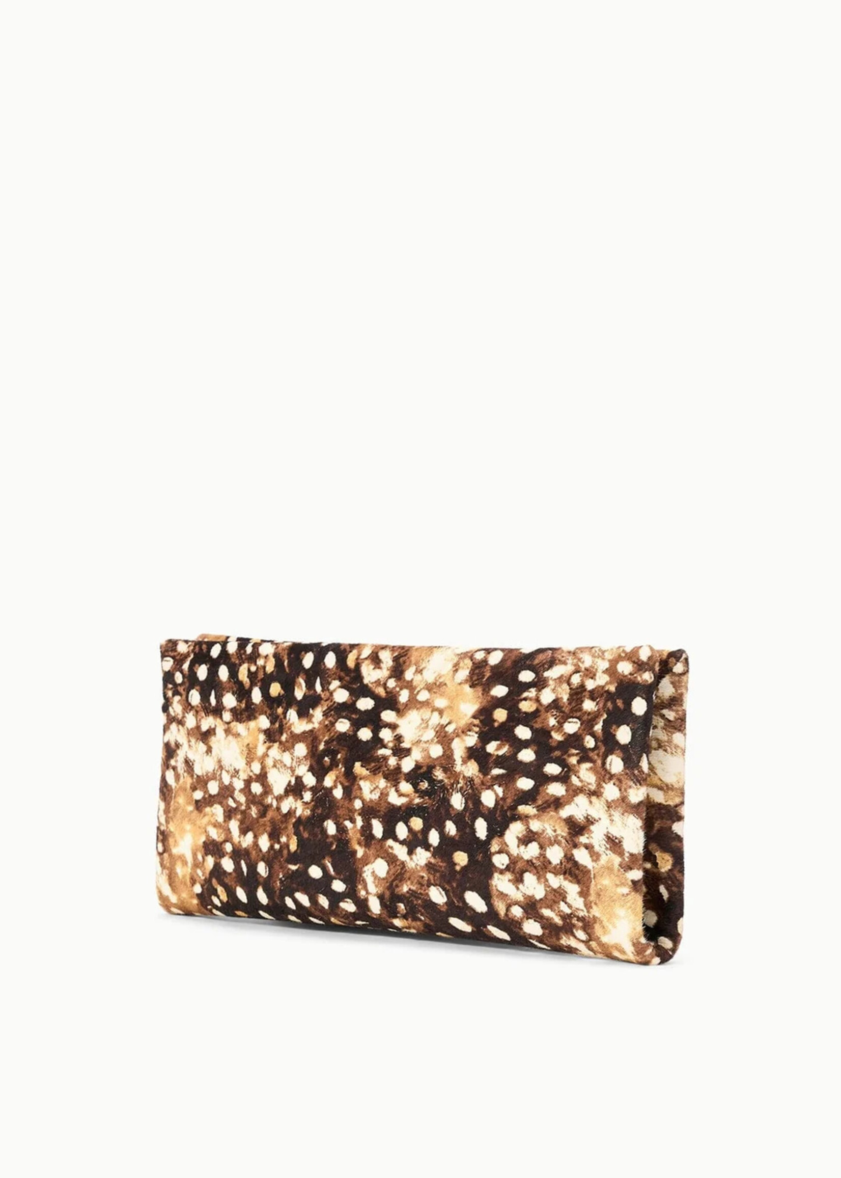 Staud MUSE CLUTCH FAWN HAIRCALF