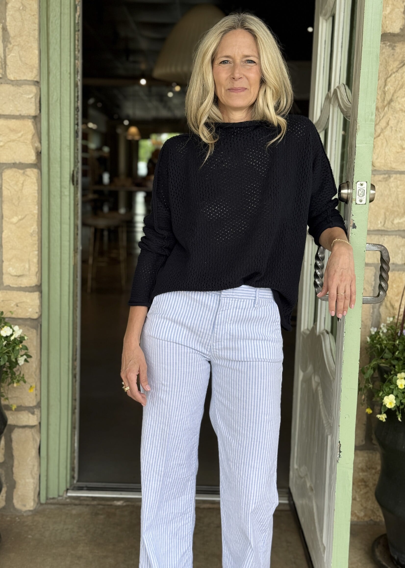 Frank & Eileen Monterey - Rolled Funnel Neck Sweater