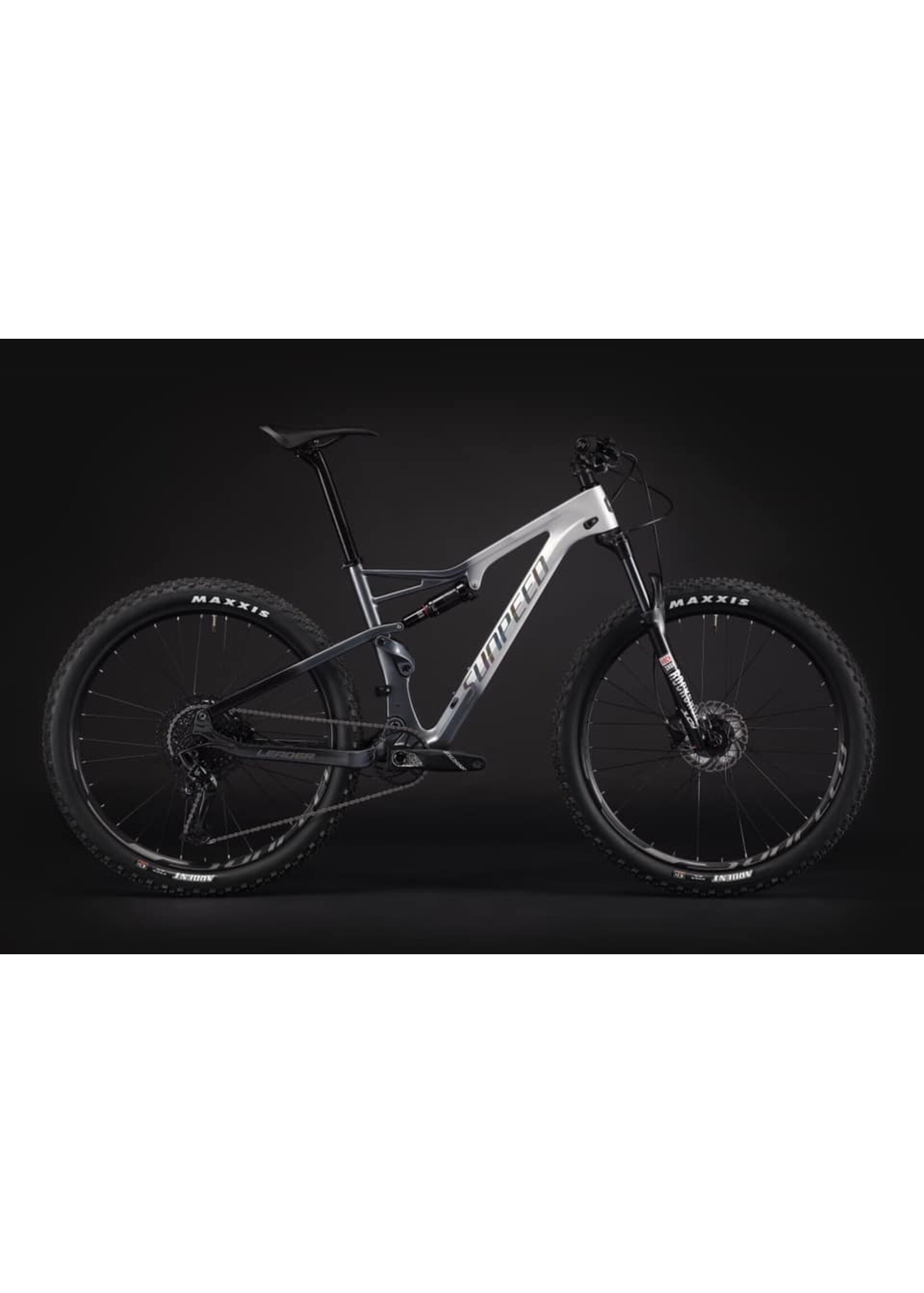 Sunpeed Bicicleta Leader Grey talla M doble suspension Carbono