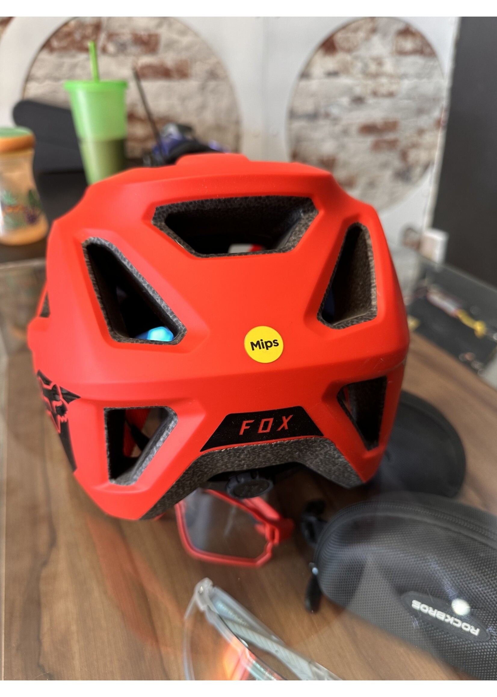 Fox Casco FOX Mainframe Color ROJO Talla L