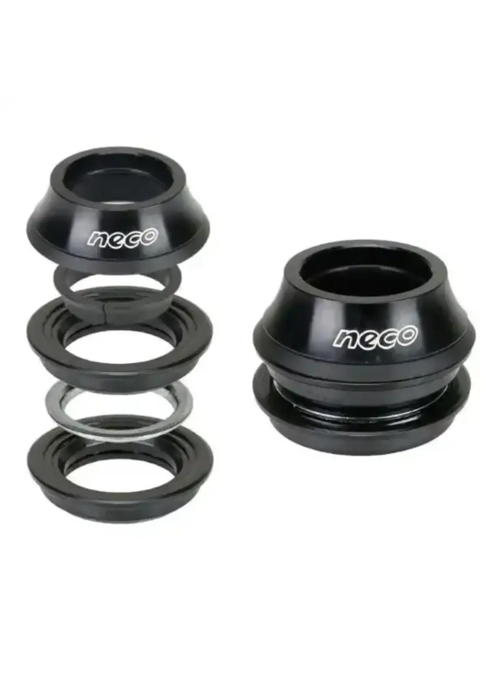 Taza de dirección negra 1 1/8