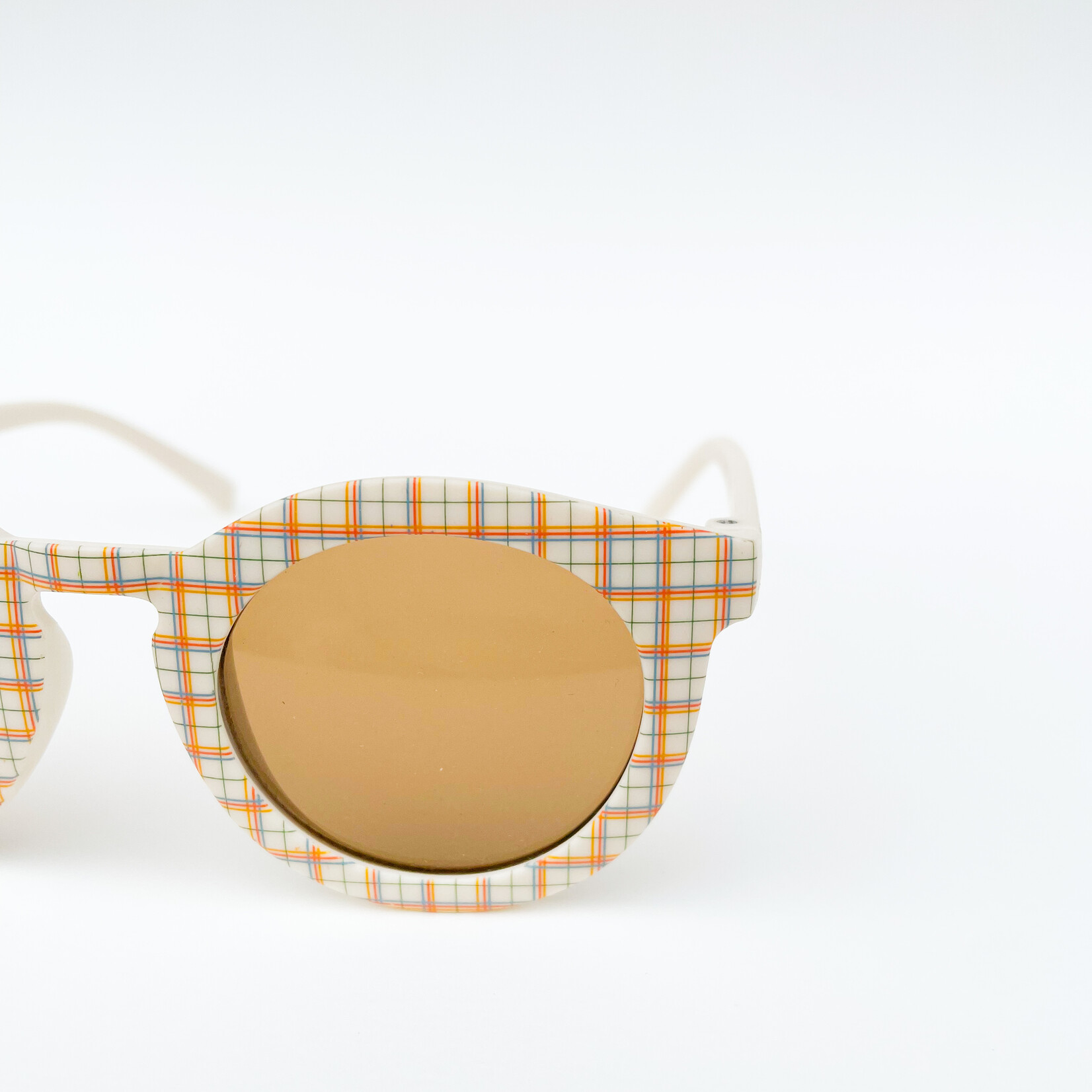 Retro Plaid Kids Sunglasses