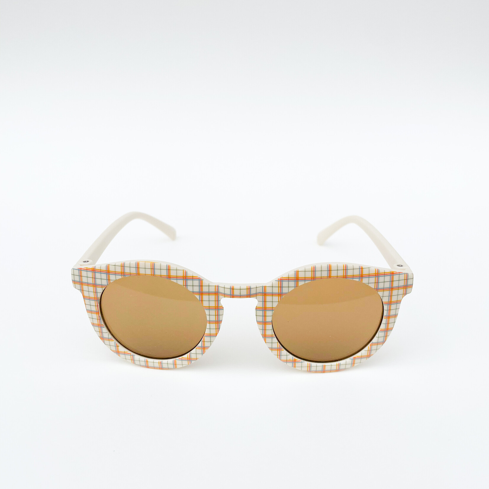 Retro Plaid Kids Sunglasses