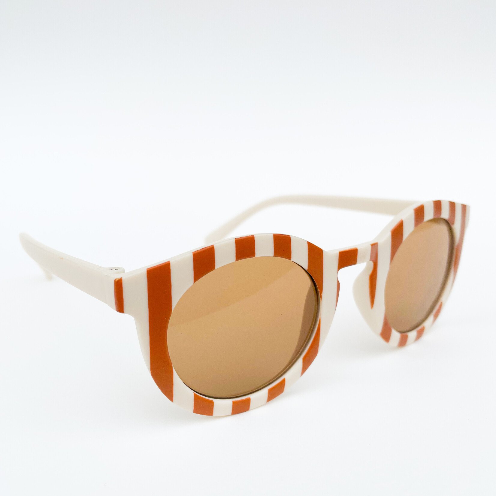 Retro Cream & Tan Suglasses