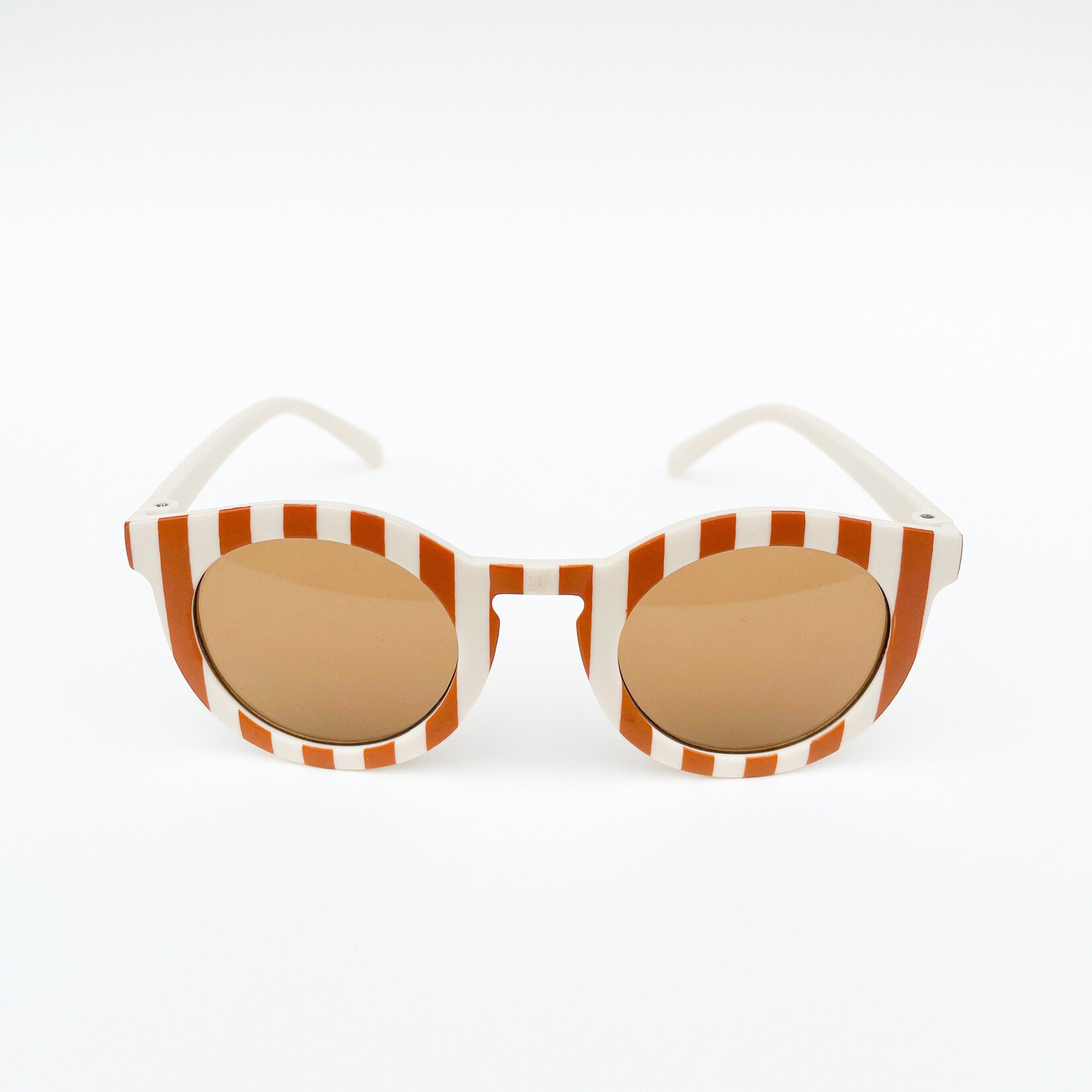 Retro Cream & Tan Suglasses