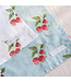 Sophie Allport Strawberries Blue Tea Towel Set
