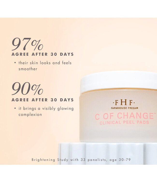 Farmhouse Fresh C of Change Clinical Peel Pads