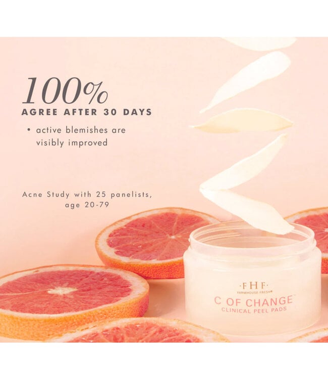 Farmhouse Fresh C of Change Clinical Peel Pads
