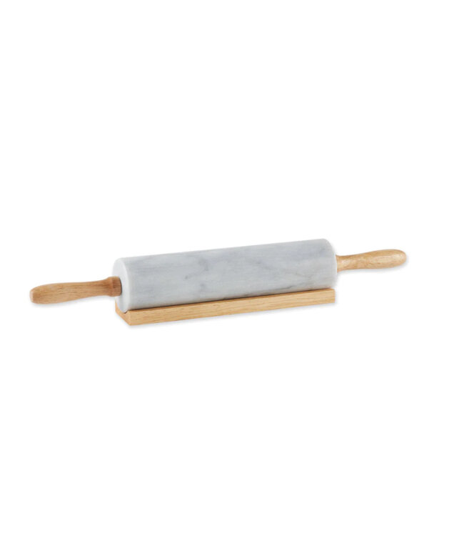 RSVP White Marble Rolling Pin