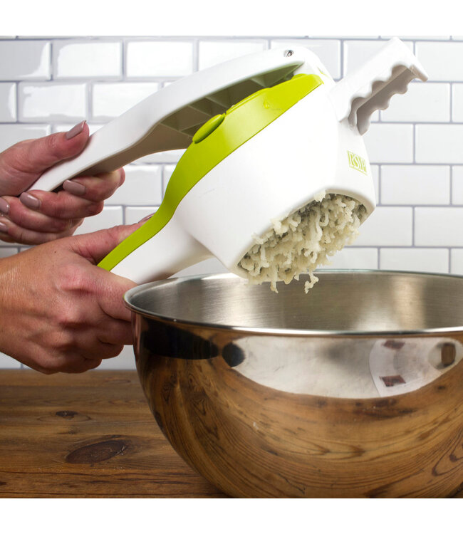 RSVP Potato Ricer - White/Green