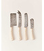 Farmhouse Pottery Artisan Forged Cheese Knife Set of 4