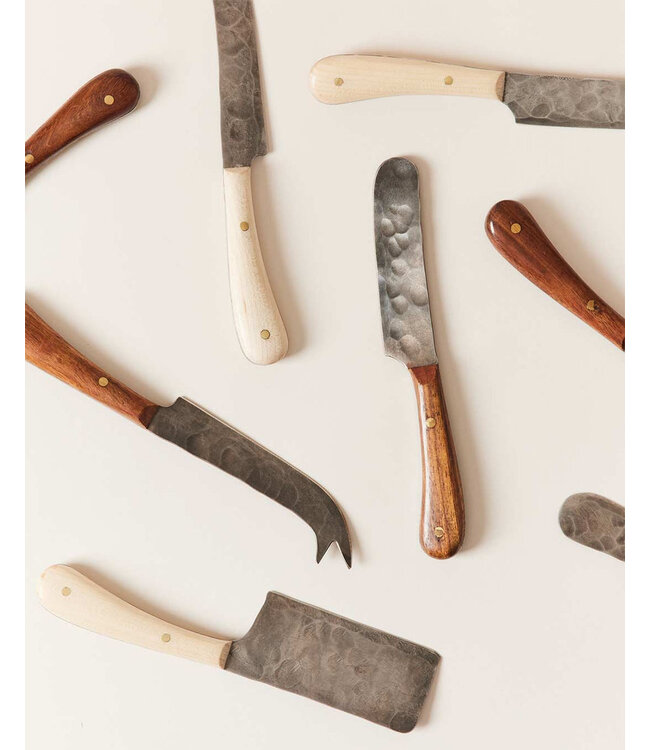 Farmhouse Pottery Artisan Forged Cheese Knife - Set of 4