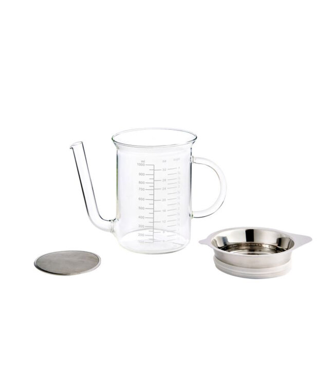 HIC Harold Import Company Glass Gravy Strainer 32oz.