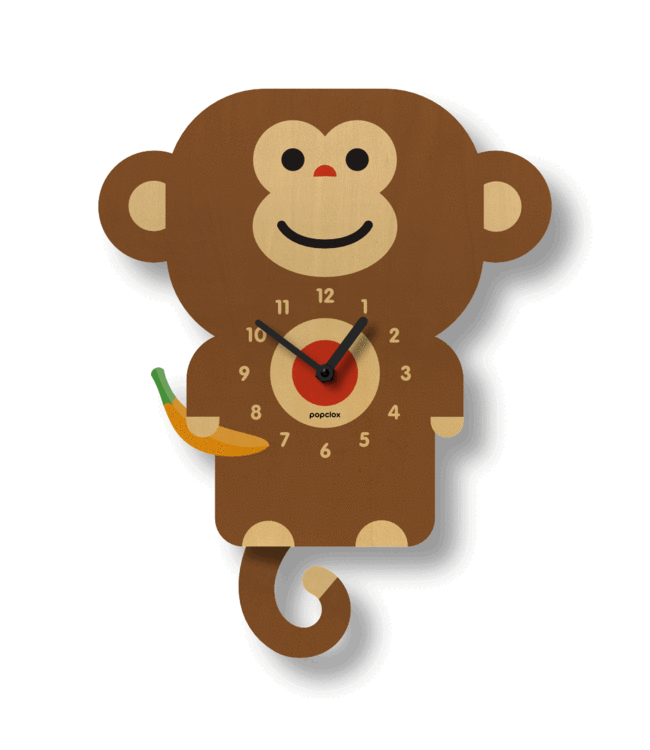 Popclox Pendulum Clock - Animals