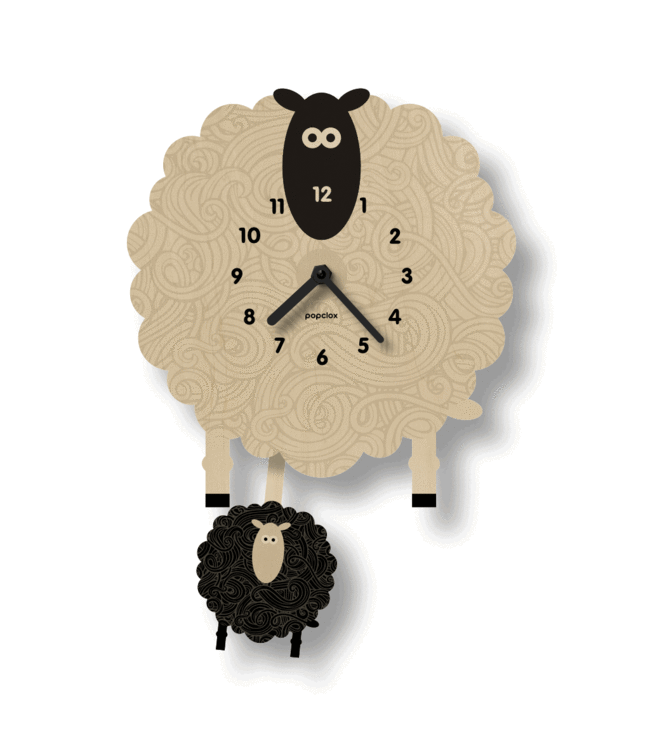 Popclox Pendulum Clock - Animals