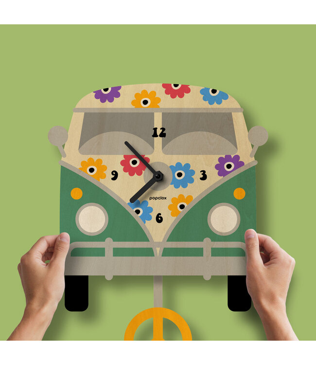 Popclox Pendulum Clock - Vehicles