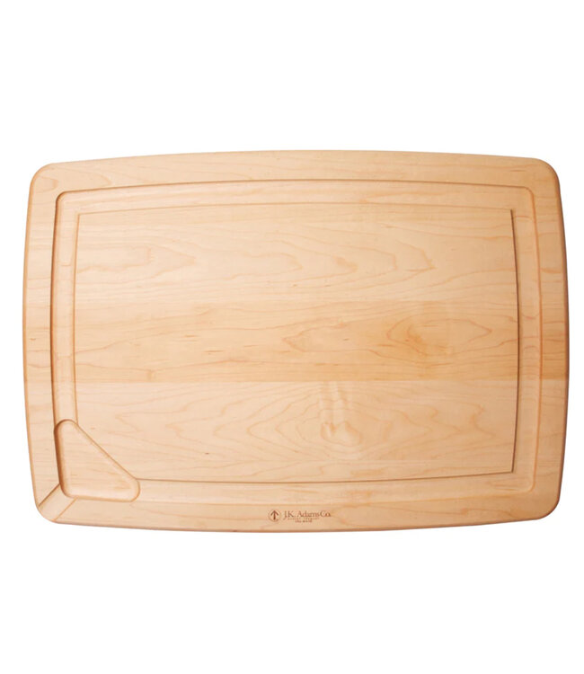 JK Adams Maple Reversible Pour Spout Carving Board