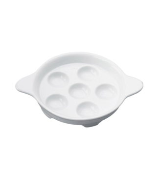 HIC Harold Import Company Footed Escargot Plate