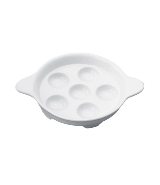 HIC Harold Import Company Footed Escargot Plate