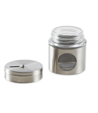 RSVP Glass Spice Shaker Short