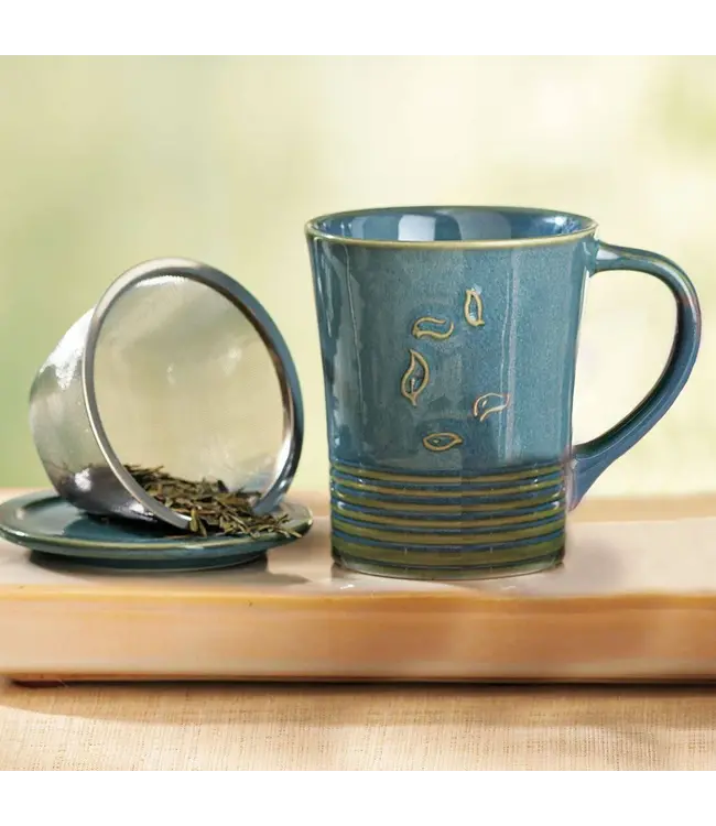 Republic of Tea Republic of Tea Dancing Leaves Mug