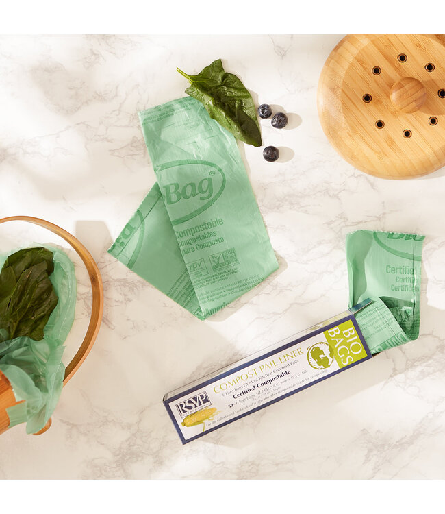 RSVP Compost Pail Liner Bags